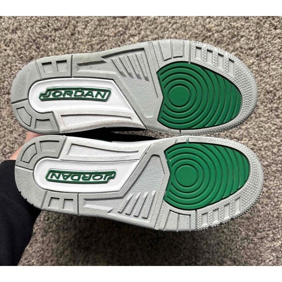 Nike Air Jordan 3 Retro Pine Green Size 5 Youth (Size 6.5 Women's) - Picture 5 of 8